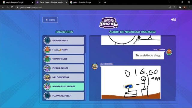 Gartic Phone com os ''artistas'' do server do discord (Parte 2) смотреть онлайн