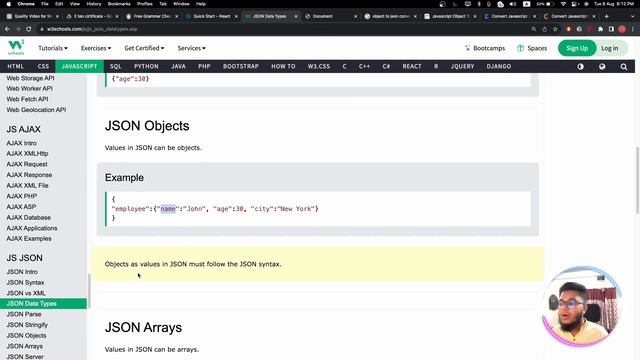 JSON Data Types Easy To Explain Bangla #124 смотреть онлайн