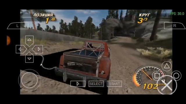 Прохождение игры "FLATOUT" На PSP смотреть онлайн