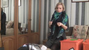 КАК Я НОШУ ПАВЛОВОПОСАДСКИЕ ПЛАТКИ по просьбе подписчиков