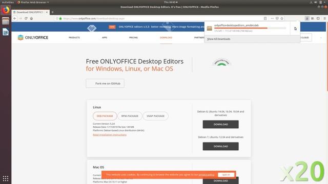 How to install ONLYOFFICE in Ubuntu 18.04 смотреть онлайн