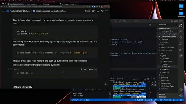 Fetching Discord Scheduled Events with 11ty + Netlify with Domitrius Clark | JS Drops смотреть онлайн