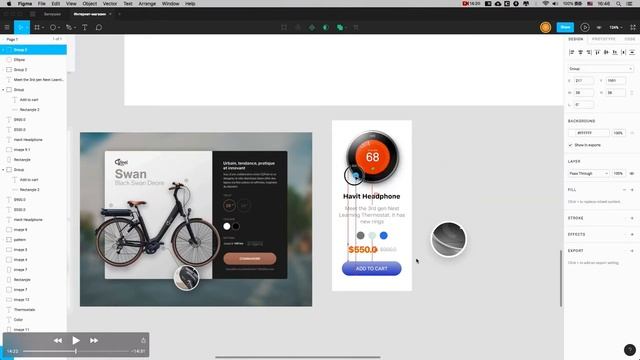 Веб Дизайн Урок. Рисуем Интернет-Магазин Для Портфолио (в Figma) часть #4 смотреть онлайн