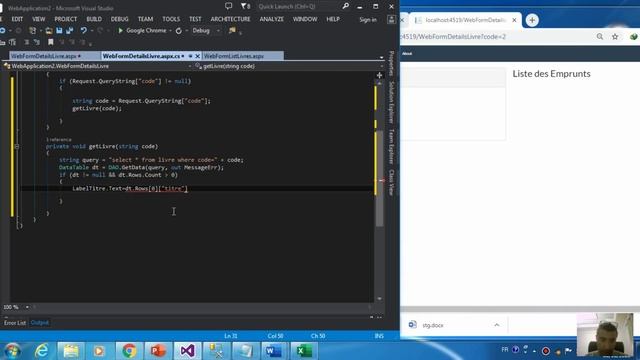 Projet ASP.NET WebForm and MVC gestion Bibliothèque #5 смотреть онлайн