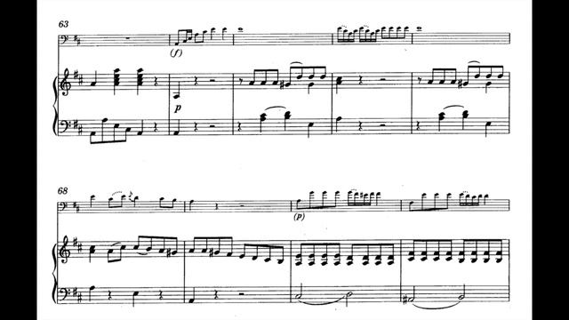 Dittersdorf - Double Bass Concerto in D, 1st Mov. (piano accompaniment) смотреть онлайн