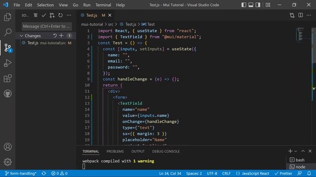 Material UI Form Handling With React | Material UI 5 Tutorial | Form Handling With Material UI #7 смотреть онлайн