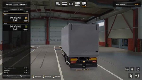 ОБЗОР одиночки MAN TGL с ПРИЦЕПОМ! - ETS-2 1.49