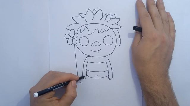 How to Draw Lilo from ❤️ Lilo and Stitch | Learn to Draw step by step смотреть онлайн