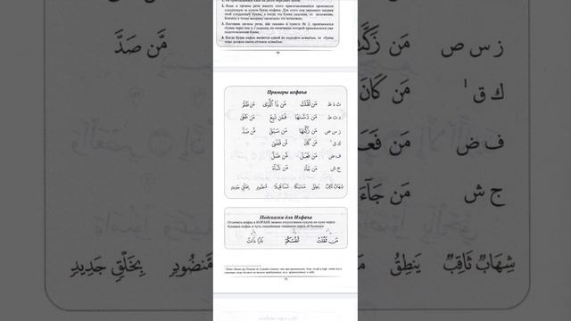 Двадцать первый урок! Тема: Правило Ихфаъ сукунированного Нуна смотреть онлайн