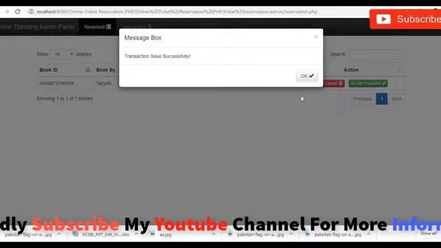 Online Ticket Reservation System Awesome Project With SQL File and Source Code смотреть онлайн