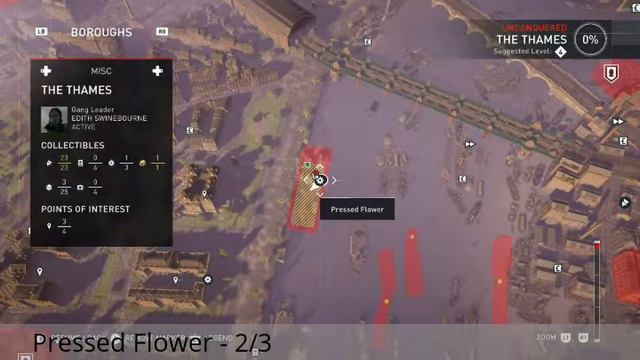 Assassin’s Creed Syndicate The Thames All Pressed Flowers Locations смотреть онлайн