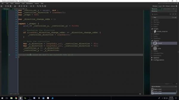 GameMaker Studio 2 - Random Level Generation