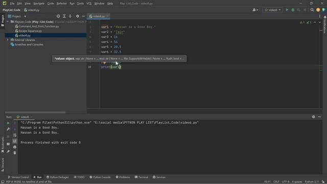 Variables And Type Function| Python Videos For Beginners in Urdu #6 смотреть онлайн
