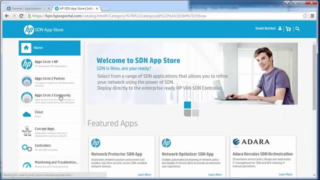 HPE VAN SDN Controller Installation- SDN Application Install demo смотреть онлайн