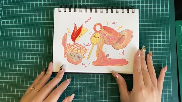✧˖° Inktober Sketchbook Tour 2021 Part 1 - Traditional and Digital Art ° ˖✧ смотреть онлайн