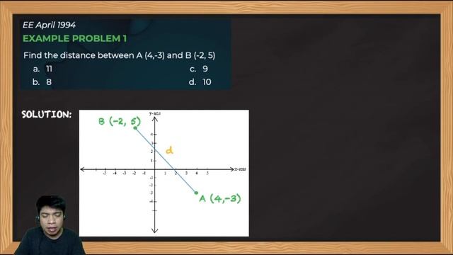 DISTANCE BETWEEN TWO POINTS | Analytic Geometry смотреть онлайн