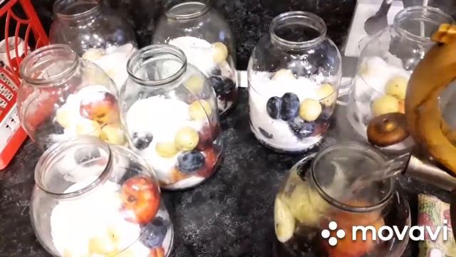 Qarışıq meyvə kampotu. Компот Ассорти на зиму. смотреть онлайн