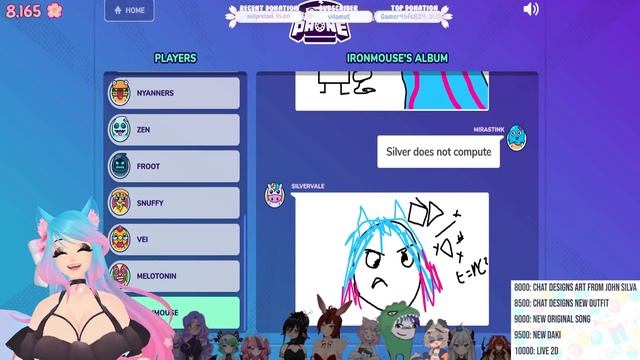 I wish for MORE BOOBA! ║ Silvervale Plays Gartic Phone w/ Friends смотреть онлайн