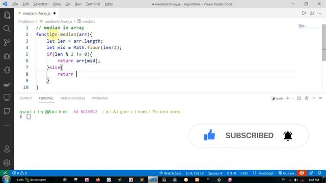 How To Find Median In A Array | Javascript | letsbug смотреть онлайн