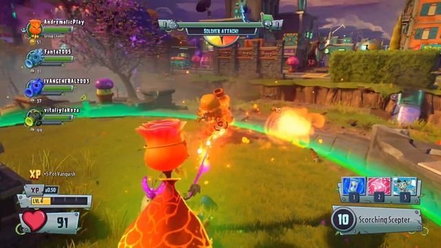 Обзор на ОГНЕННУЮ РОЗУ [Fire Rose] Plants vs Zombies Garden Warfare 2 смотреть онлайн