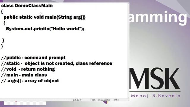Core Java Programming | Day-1 | 16-08-2020 смотреть онлайн