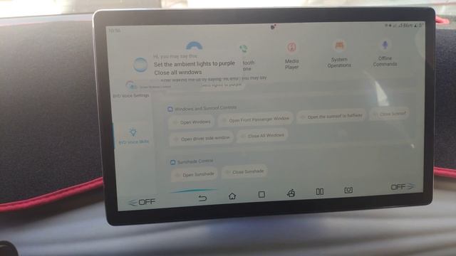 Voice command and control (BYD Yuan / Atto 3) menu settings смотреть онлайн