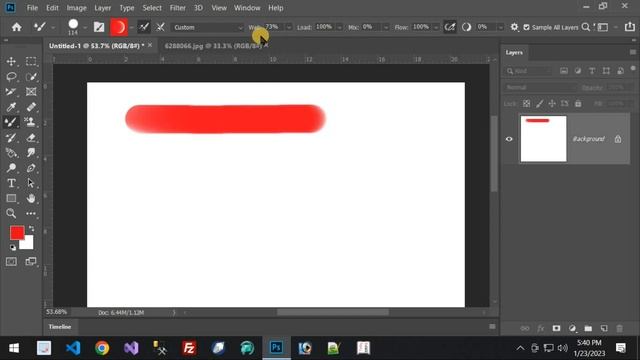 Mixer Brush Tool In Photoshop