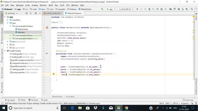 Insert data firebase android смотреть онлайн