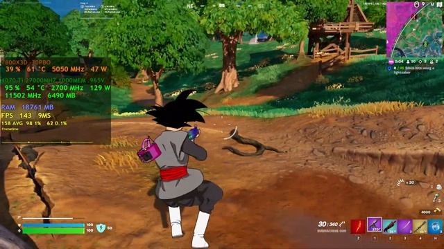 7800X3D + 4070 Ti - Fortnite 1080P Nanite Optimized with TAA/DLSS Quality смотреть онлайн