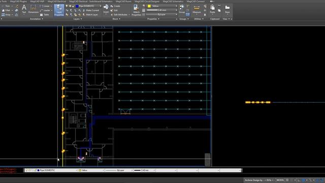 MagiCAD for Revit - Information Transfer from AutoCAD into Revit смотреть онлайн