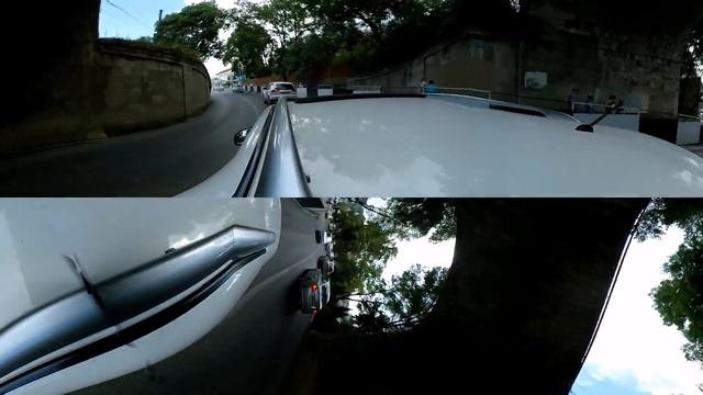 Xiaomi Mijia MI SPHERE 3.5K 360° & INFINITI QX 50 On the roof with a breeze смотреть онлайн