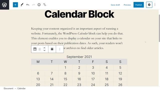 How to Use the WordPress Calendar Block смотреть онлайн