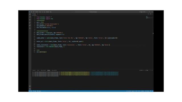 Make YouTube Downloader App using Python смотреть онлайн