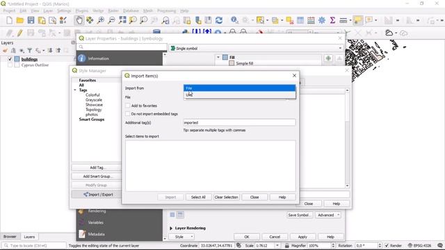 Load XML styles on QGIS смотреть онлайн