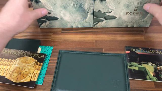 Rolex GMT Master 16700 Vintage Watch Box + booklets tag card holder смотреть онлайн
