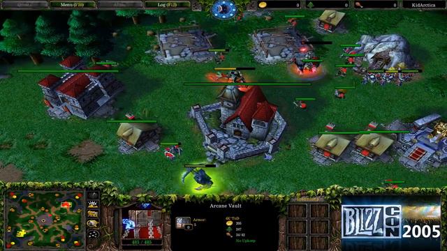 Warcraft 3 - BlizzCon 2005 (Losers' Round 3) 4K^ToD (H) vs Shortround (NE) Game 2 смотреть онлайн