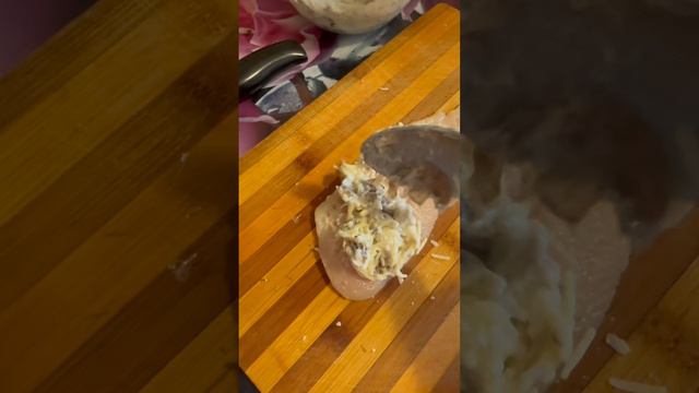 Куриные рулетики в беконе #shorts