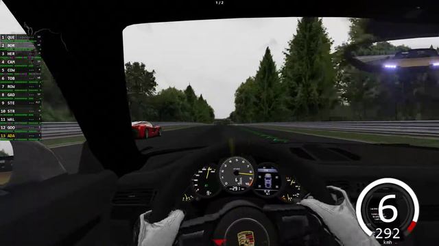 ASSETTO CORSA : Nürburgring circuit de Nordschleife 2 tours en Porsche 911 GT3 RS édition 2019 ! смотреть онлайн