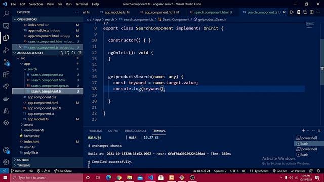 Build Search Bar Using Angular & Laravel API | Part 2 смотреть онлайн