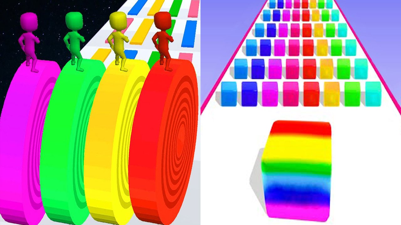 Мобильные игры Layers Roll и Mirble Run прохождение, геймплей и новые уровни для Android и IOS