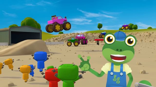 5 Baby Dumper Trucks | Nursery Rhymes & Kids Songs | Gecko's Garage | Truck Songs For Children смотреть онлайн