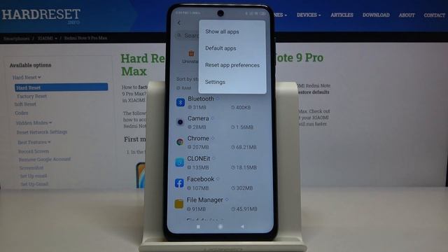 Change Default Apps - XIAOMI Redmi Note 9 Pro Apps Settings смотреть онлайн