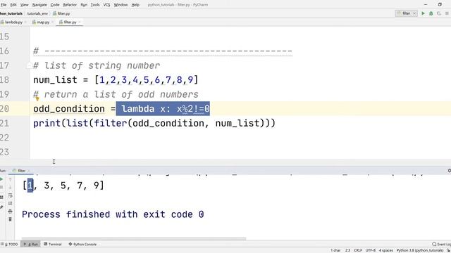 Filter Function | Python Tutorials смотреть онлайн