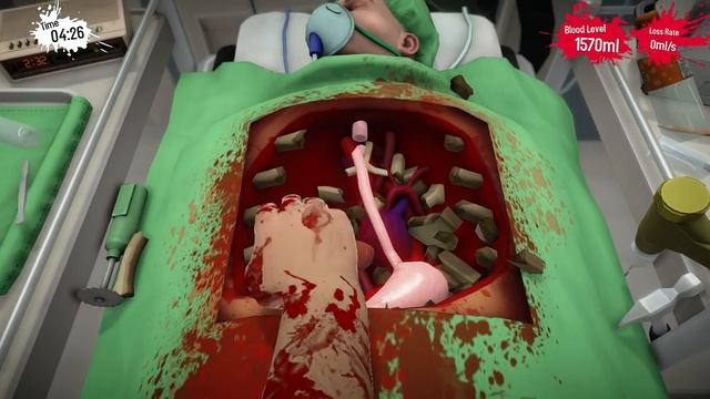 Heart Transplant - Surgeon Simulator AE (Anniversary Edition) PS4 Gameplay смотреть онлайн