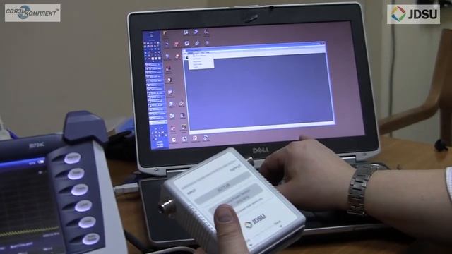Удаленное измерение мощности с помощью анализатора антенно-фидерных устройств JDSU JD724C смотреть онлайн