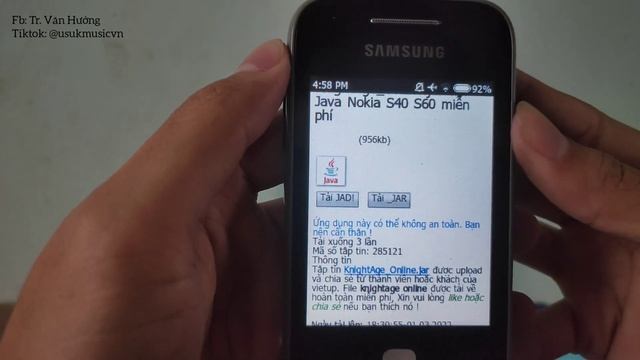 Hướng dẫn Giả lập Java, chạy file Jad trên Galaxy Y смотреть онлайн