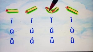 Учить алфавит по китайскому языку для детей и взрослых с нуля ! Гласные буквы с 4 тонами !