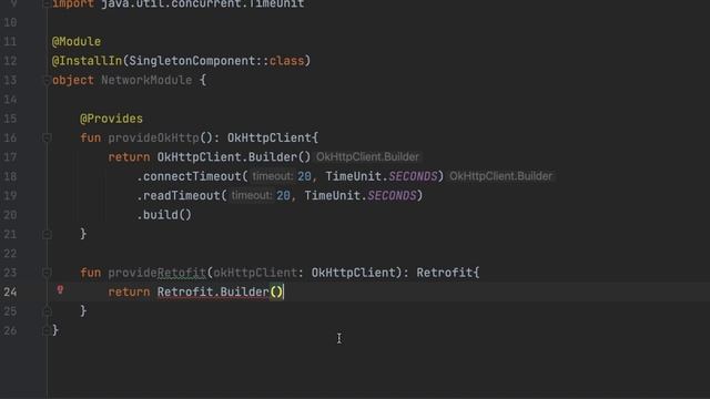 Mealz App | 7. Dependency injection: network module смотреть онлайн