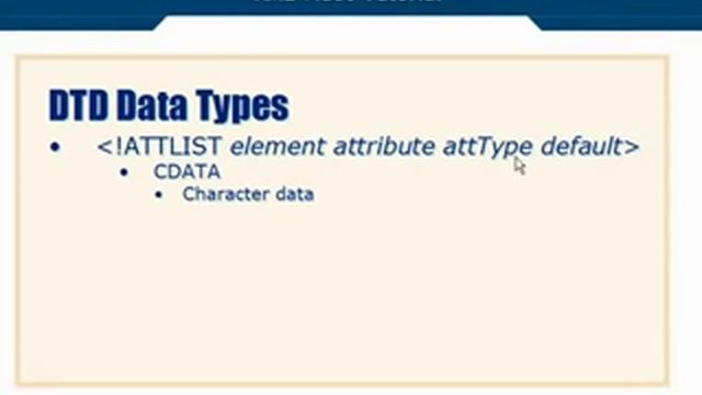 XML Tutorial 29 DTD Schema Data Types смотреть онлайн