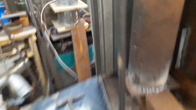 Печь на отработке калориферного типа. Каркас и компановка калорифера. смотреть онлайн